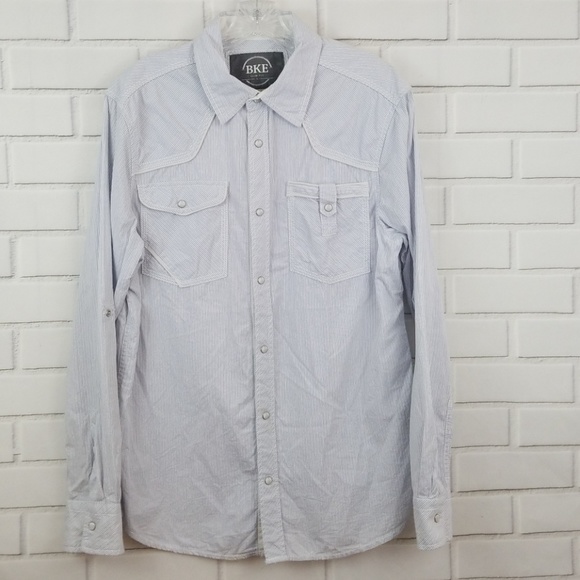 BKE Other - BKE Slim Fit Pearl Snap Button Down Shirt